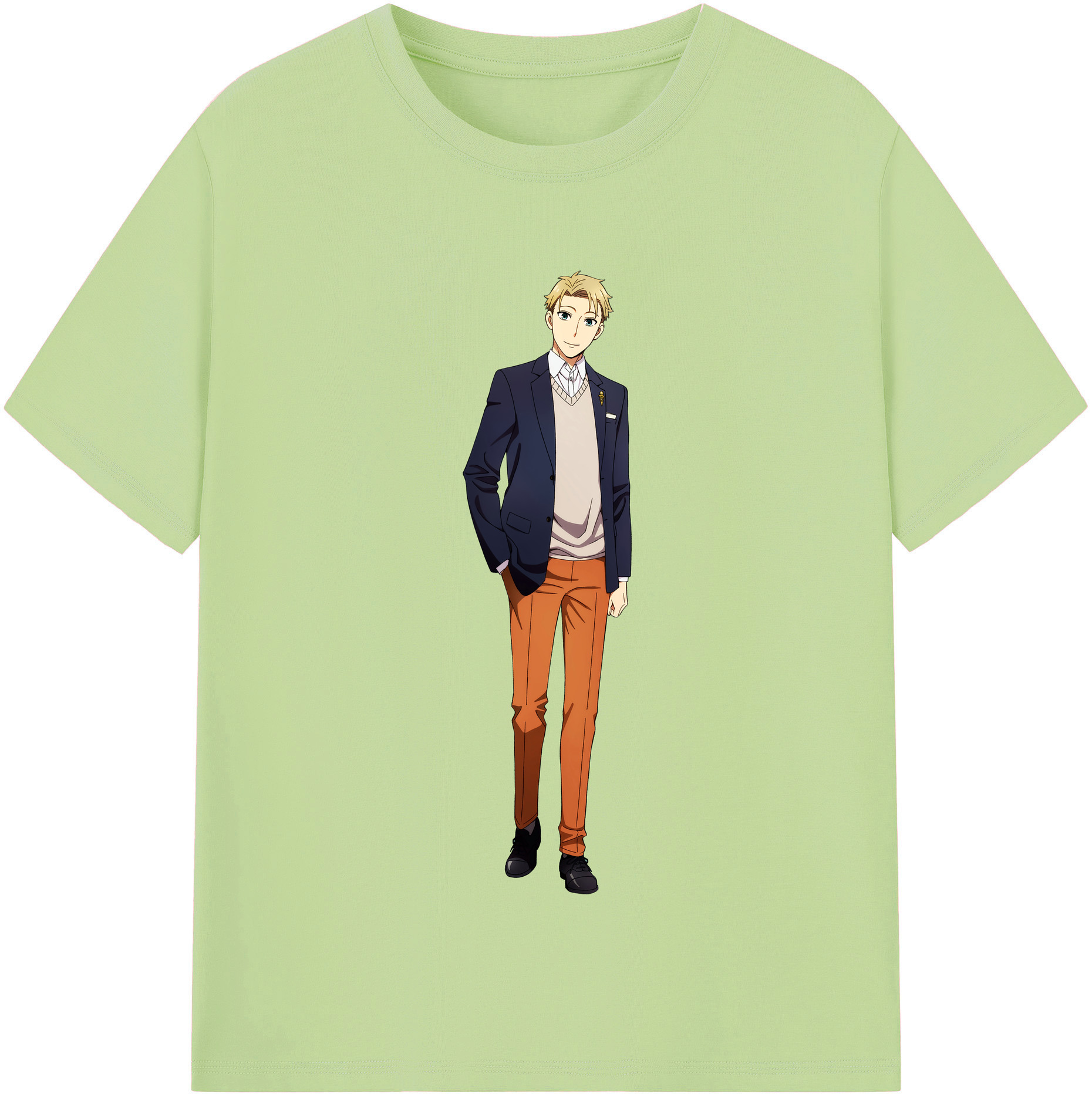 （画像用） SPY×FAMILY间谍家家酒 綿100％半袖Tシャツ（フロントプリント）